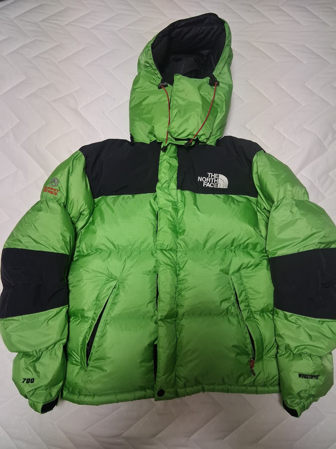 노스페이스 700 눕시 써밋 형광그린 패딩 상품이미지1