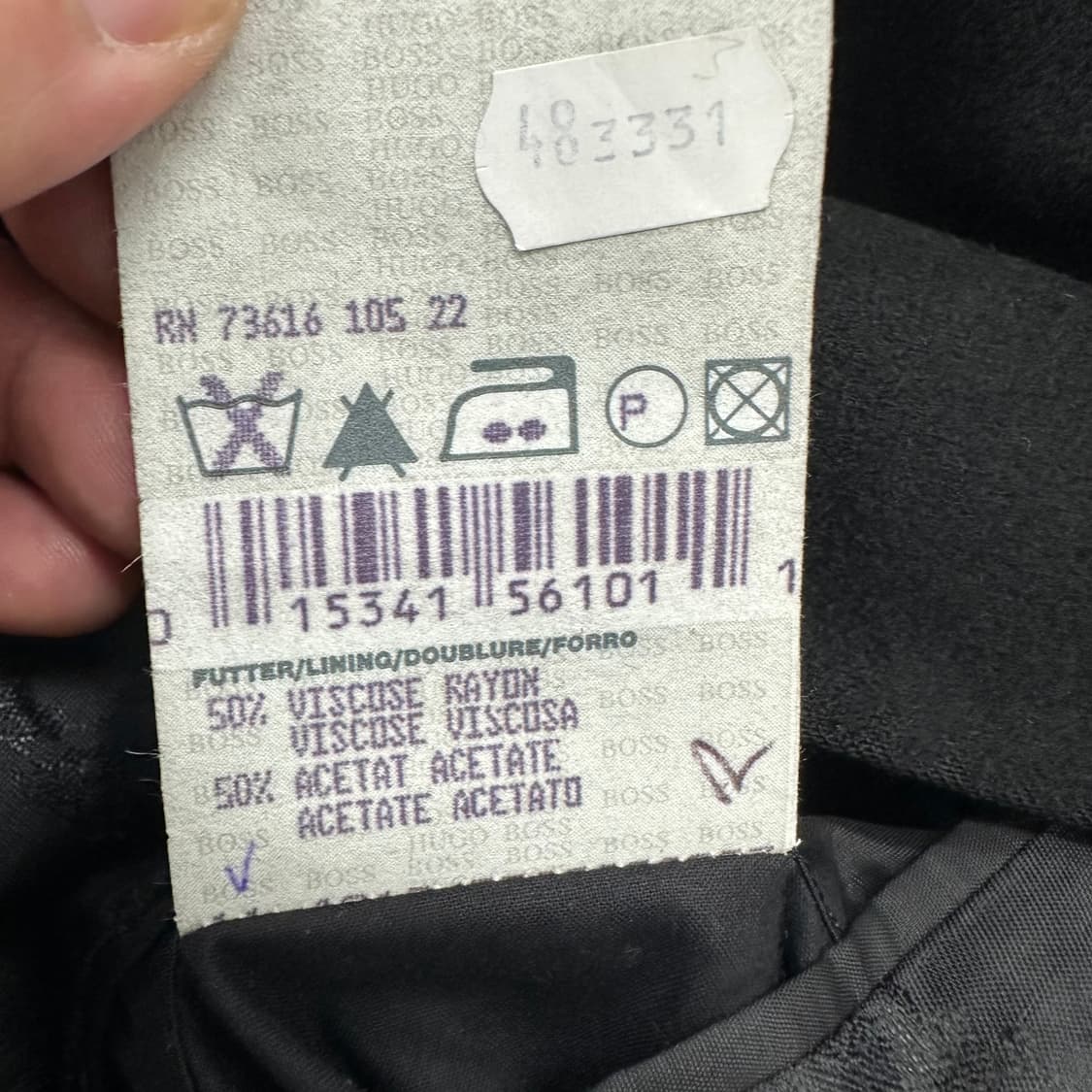 휴고보스 캐시미어 블레이저 상품이미지5