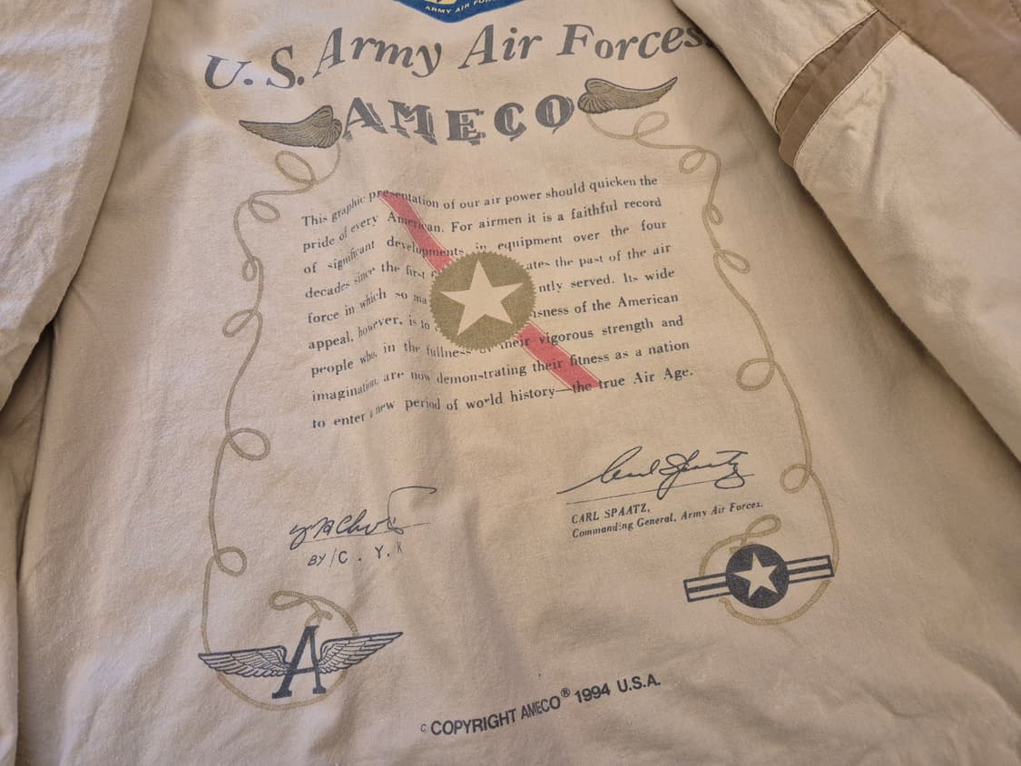 90s AMECO USAF 자켓 상품이미지5