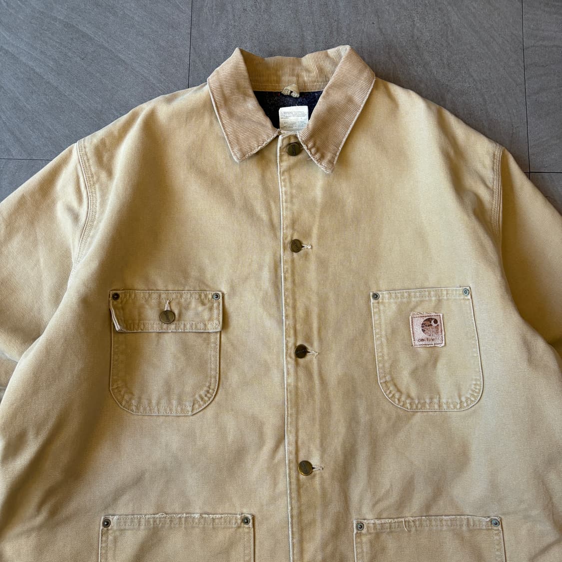 칼하트 정품 C02 베이지 덕 초어 자켓 상품이미지3