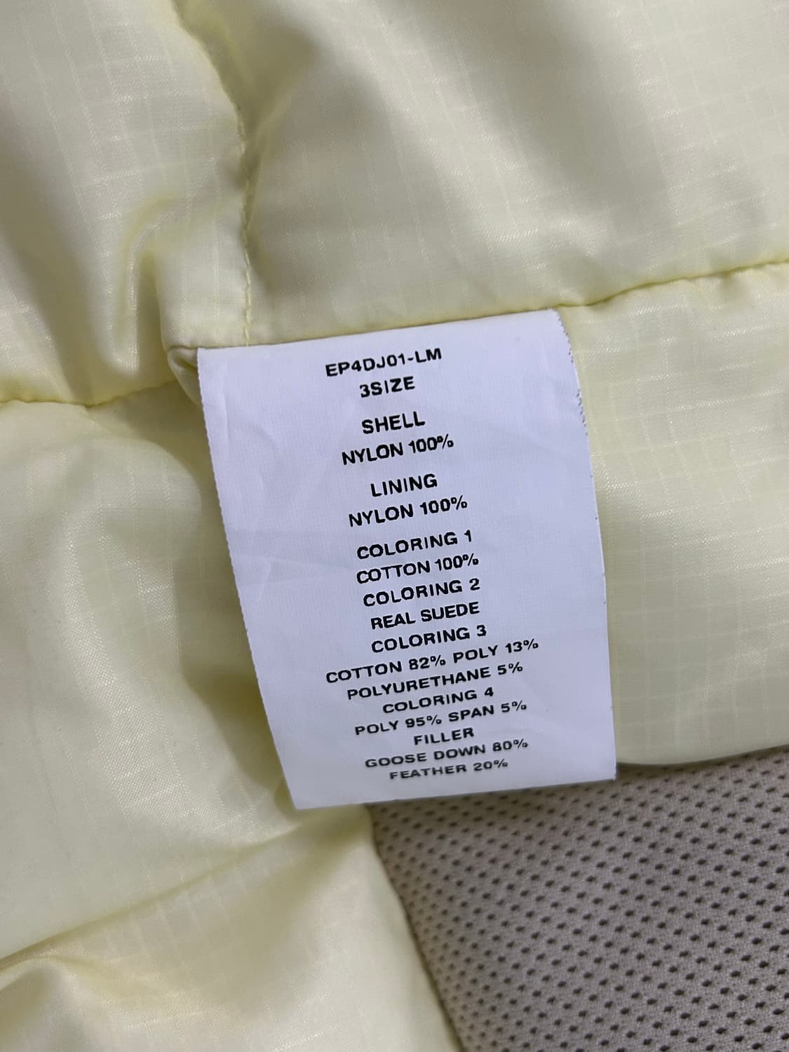 [3] xlim ep4 01 DOWN JACKET 패딩 그린색상 상품이미지8