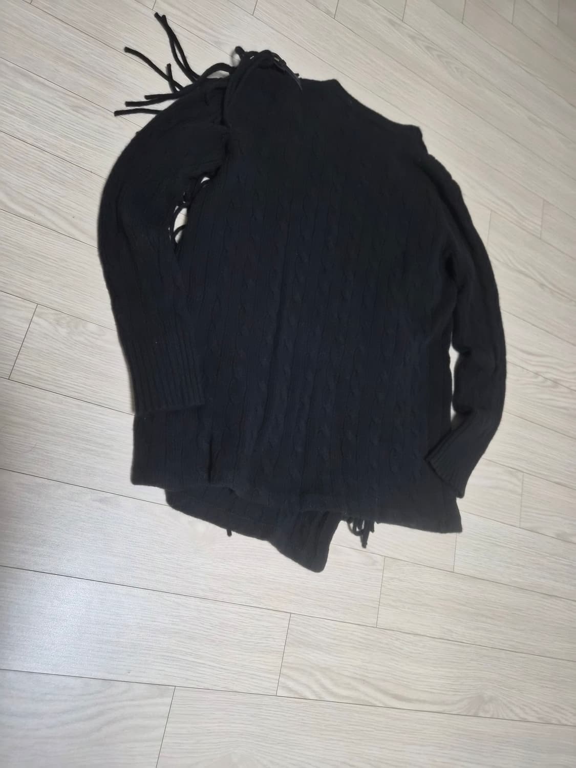 Polo 폴로  케이프 모케시미어혼방 니트 상품이미지8