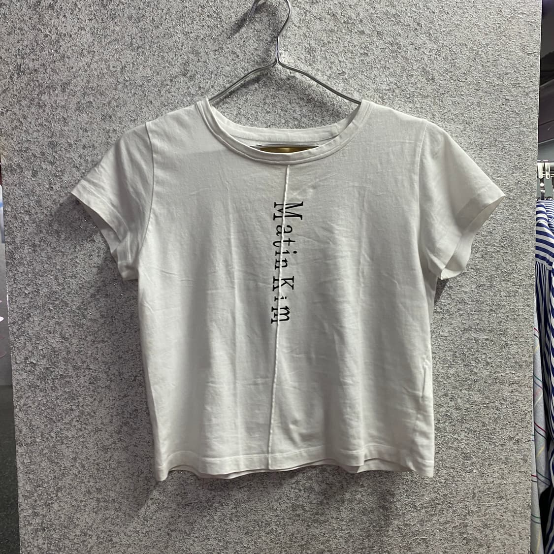 마뗑킴 미들로고 디트로이트 반팔티 B4621 상품이미지2