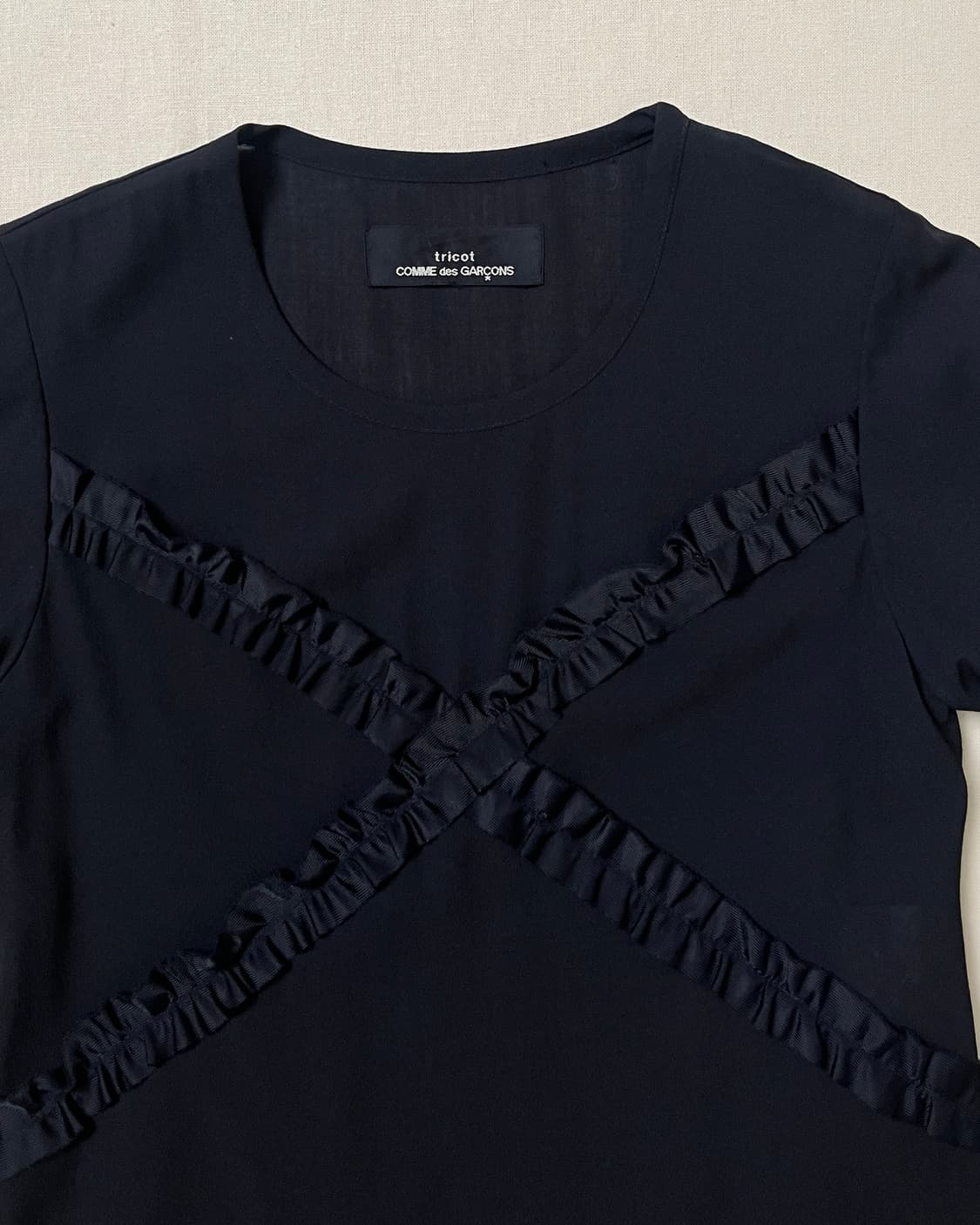 90s 꼼데가르송 프릴 원피스 블라우스 comme des garcons 상품이미지5
