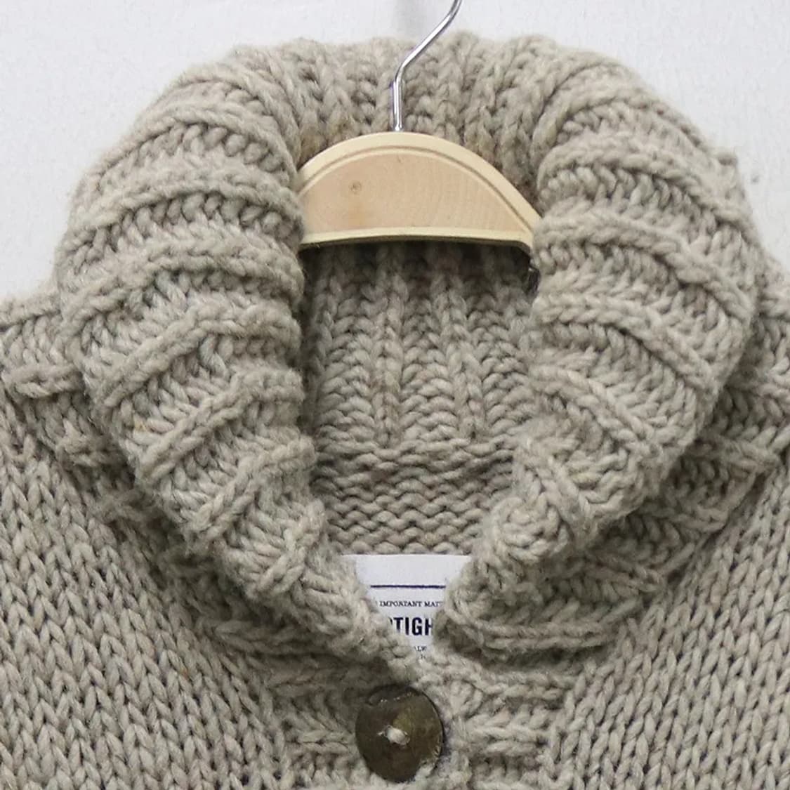 UPTIGHT 헤비 울 스웨터 가디건 63502 상품이미지5