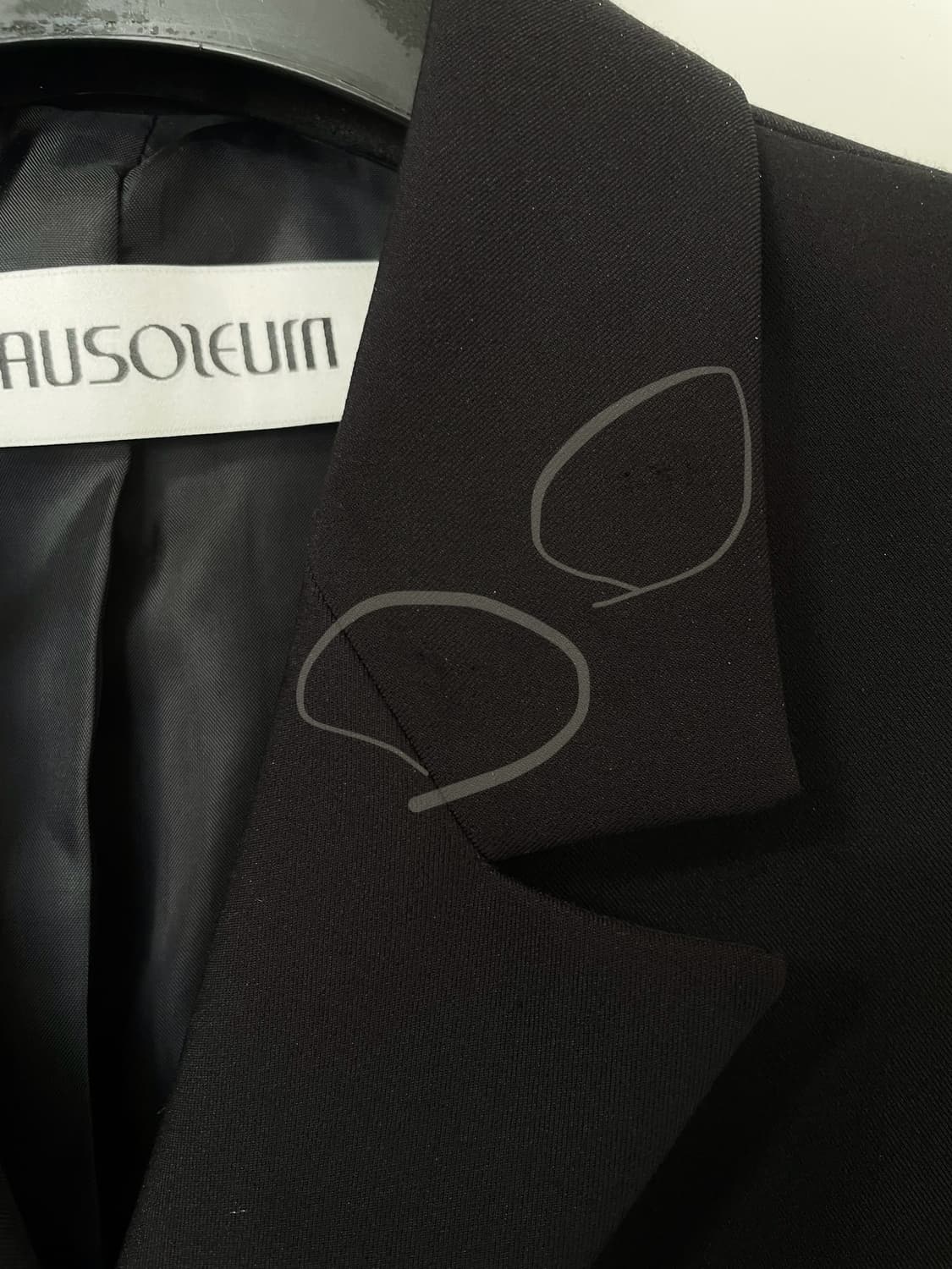 마우솔레움 수트 원피스 블랙 s 상품이미지6