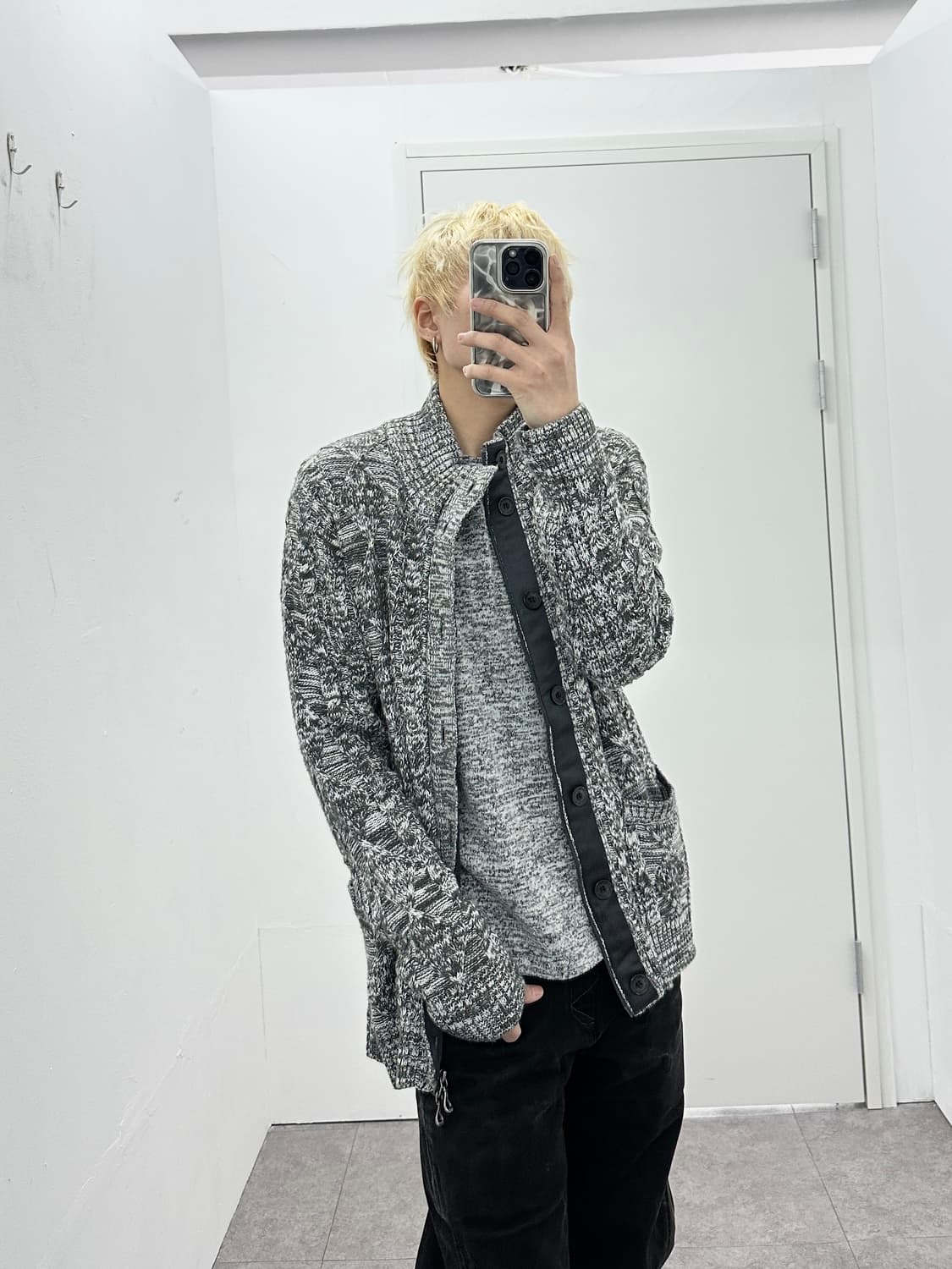 NICOLE CLUB FOR MEN 2way knit zip 상품이미지2