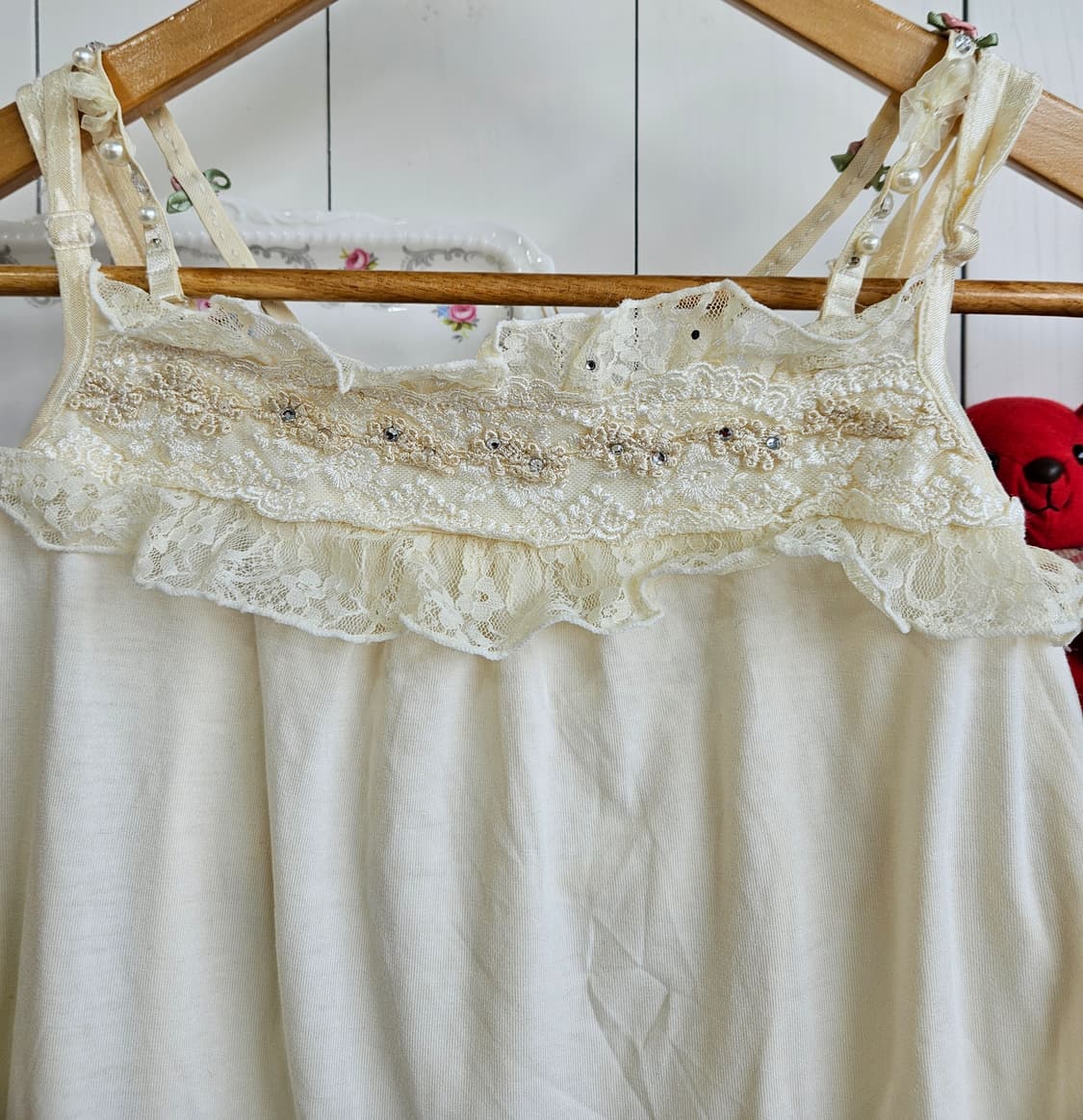 엑시즈팜(axes femme) 레이스 레이어드 슬립 상품이미지3