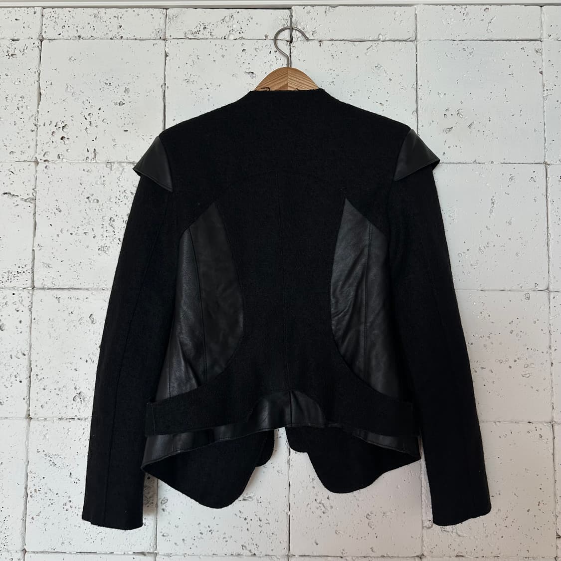 우먼36 닐바렛 양가죽 자켓 차콜 상품이미지6