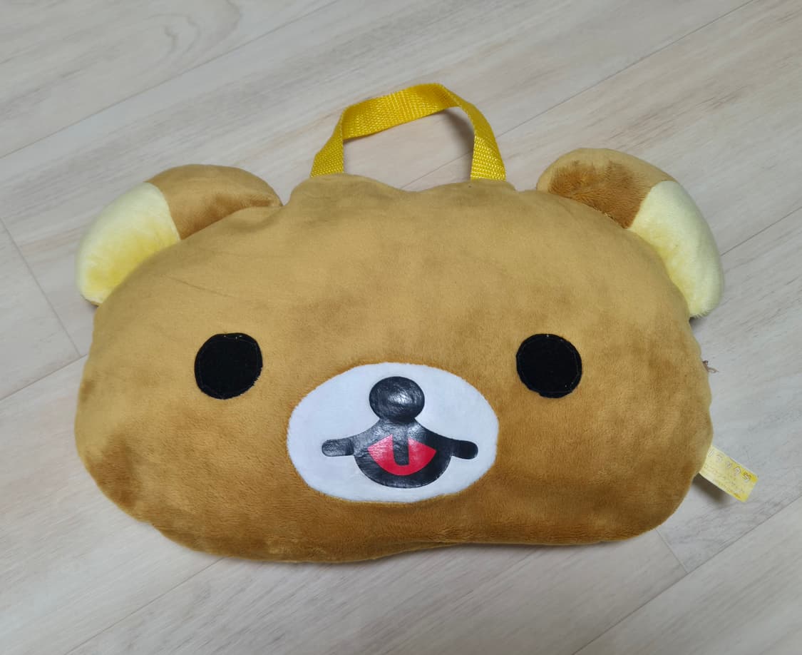 빈티지 고전 san-x 산엑스 리락쿠마 미스터 도넛 콜라보 담요 상품이미지1