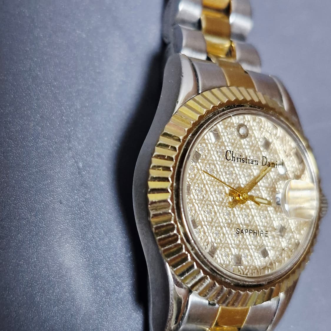 크리스찬 다니엘 여성용 콤비 시계 상품이미지2