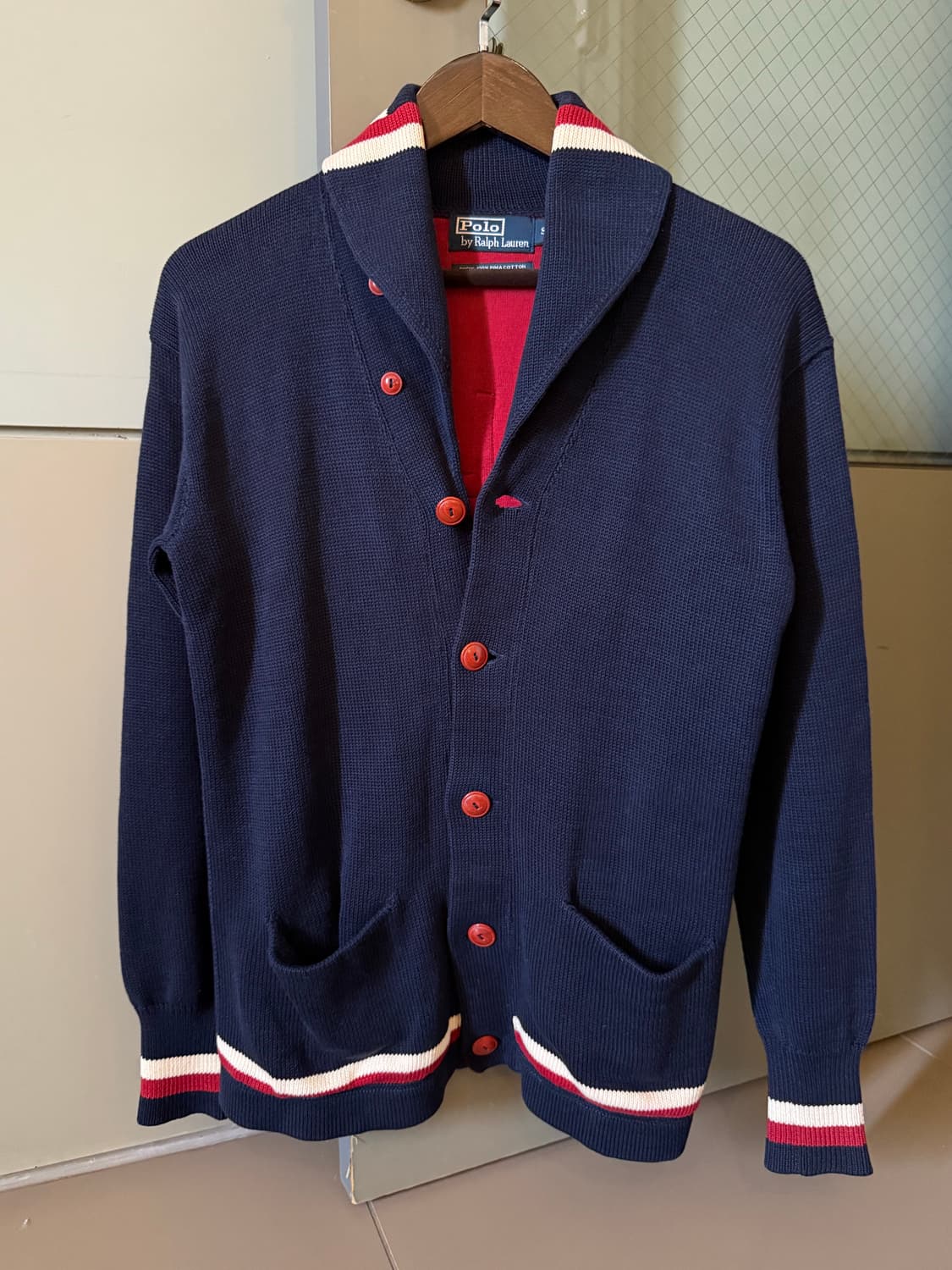 Polo by Ralph Lauren 네이비 니트 가디건 상품이미지3