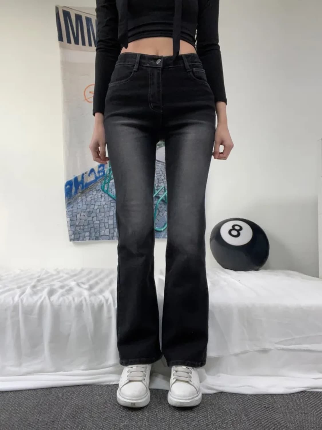 black washing denim 상품이미지2