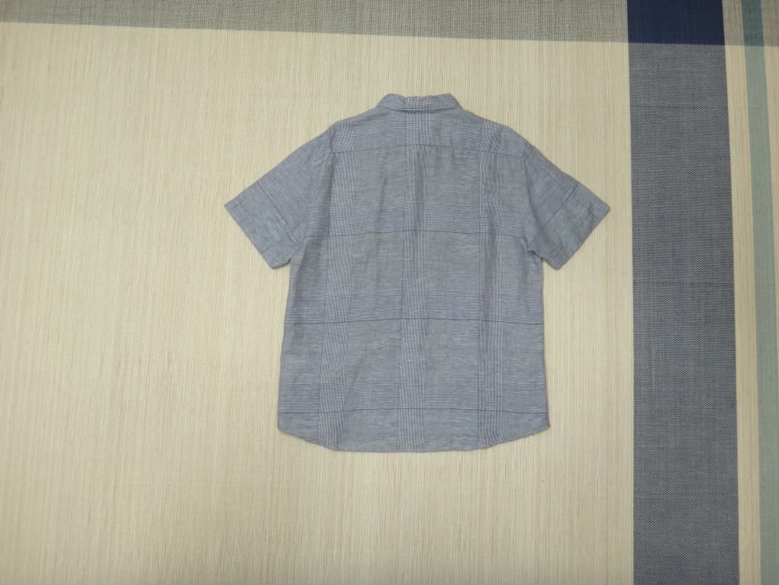 (2XL) LF 헤지스 린넨혼방 체크 셔츠 HZSH9B534 상품이미지2