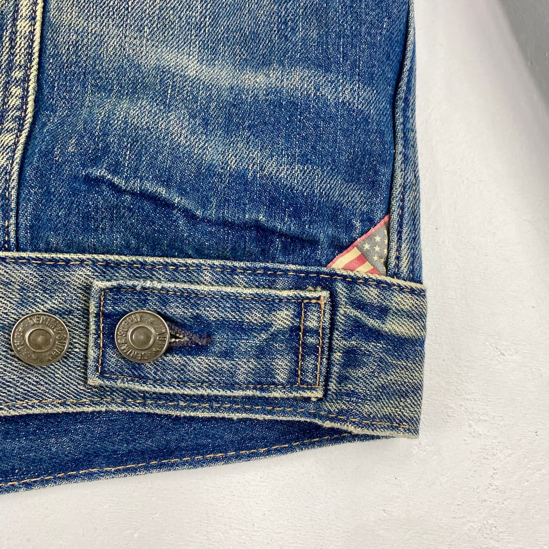 폴로 데님앤서플라이 포켓 워싱 데님 트러커 자켓 (98) 상품이미지8