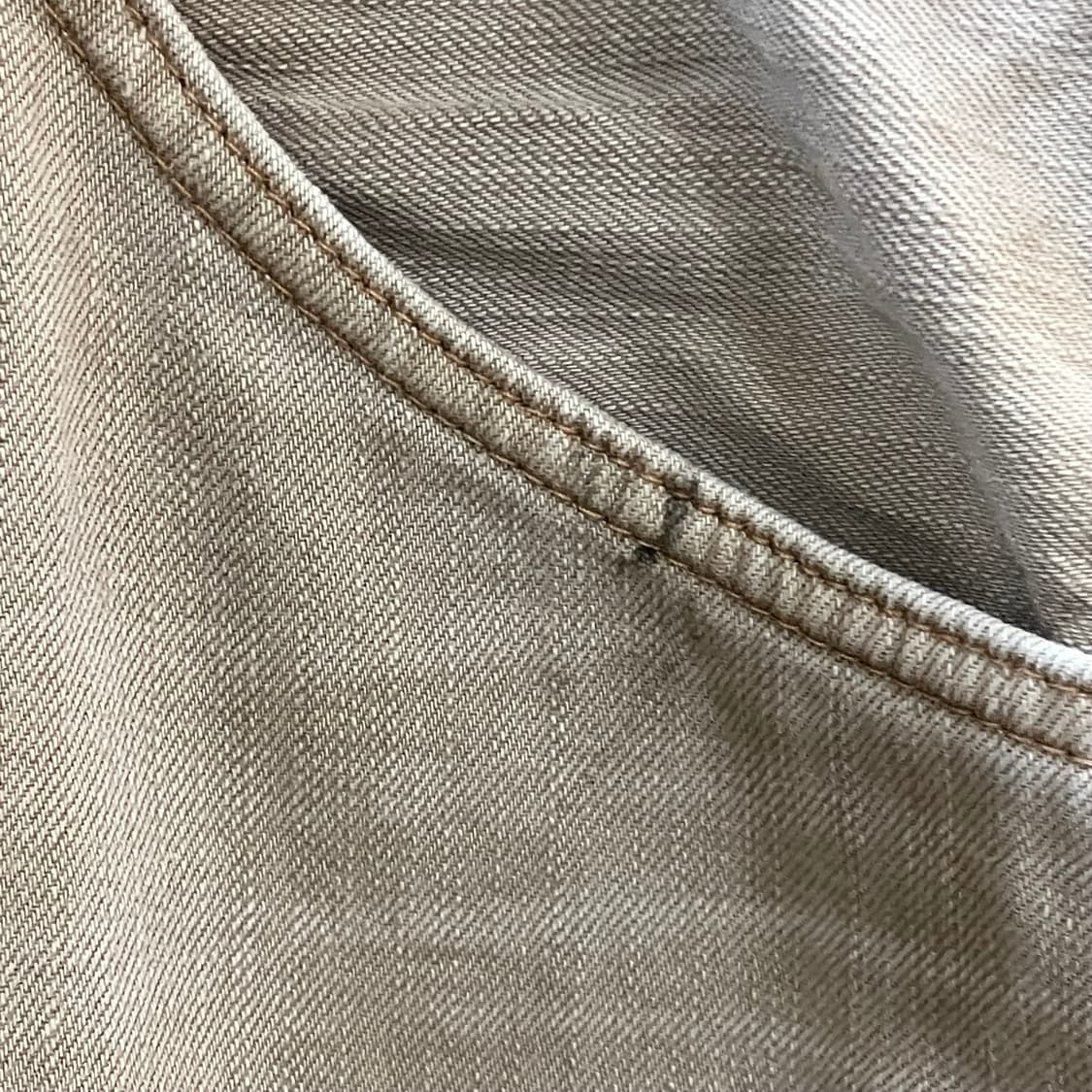 에드윈 웨스턴 포켓 디테일 베이지 데님 팬츠 34 상품이미지6