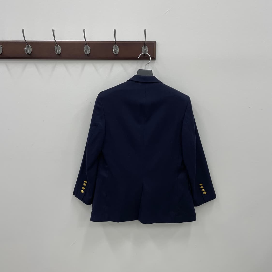 폴로 랄프로렌 이태리 네이비 금장 울 싱글 블레이저 상품이미지2