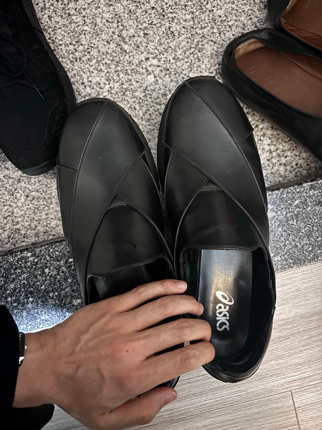 아식스 젤차팔44 블랙 상품이미지4