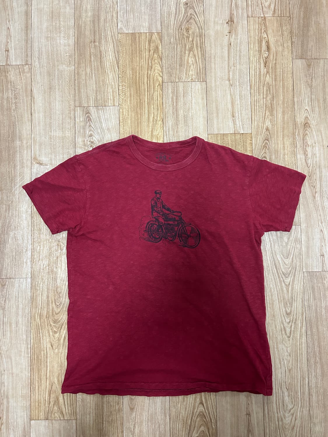 더블알엘 RRL 모터사이클 티셔츠 / 버건디 상품이미지2