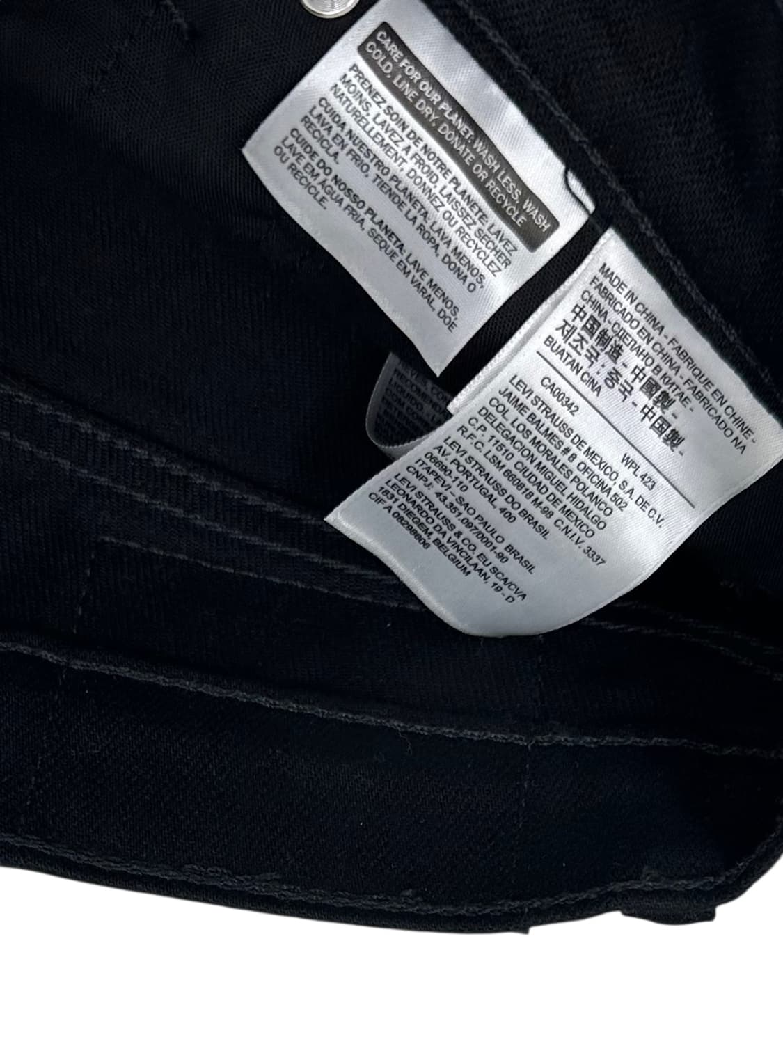 리바이스511 블랙 데님팬츠 (36) 상품이미지7