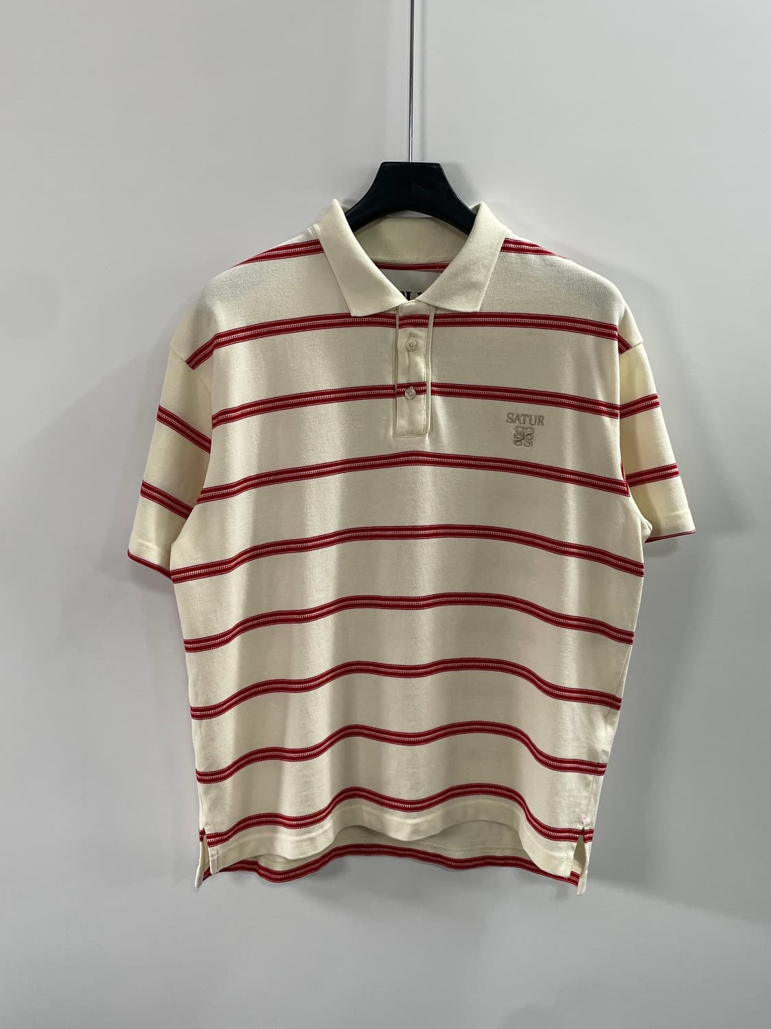 25ss 세터 스트라이프 pk 반팔 카라티 (on.897) 상품이미지1