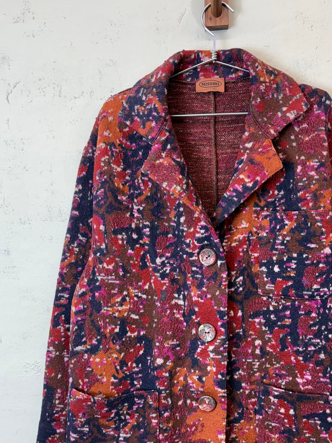 미쏘니 90s 빈티지 글리터 니트 코트 상품이미지4