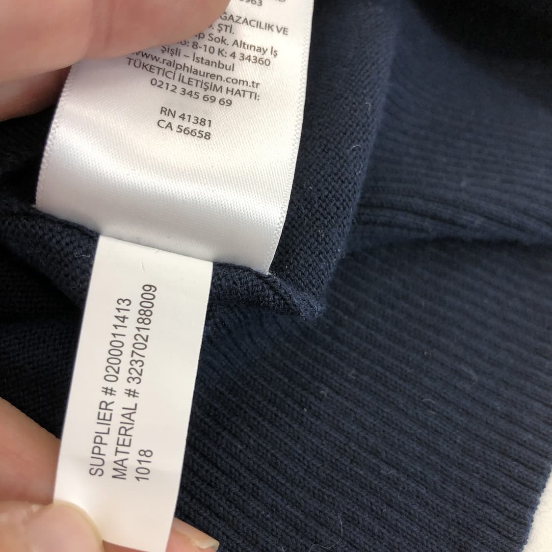 폴로 랄프로렌 피마코튼 상위라인니트 55  상품이미지7