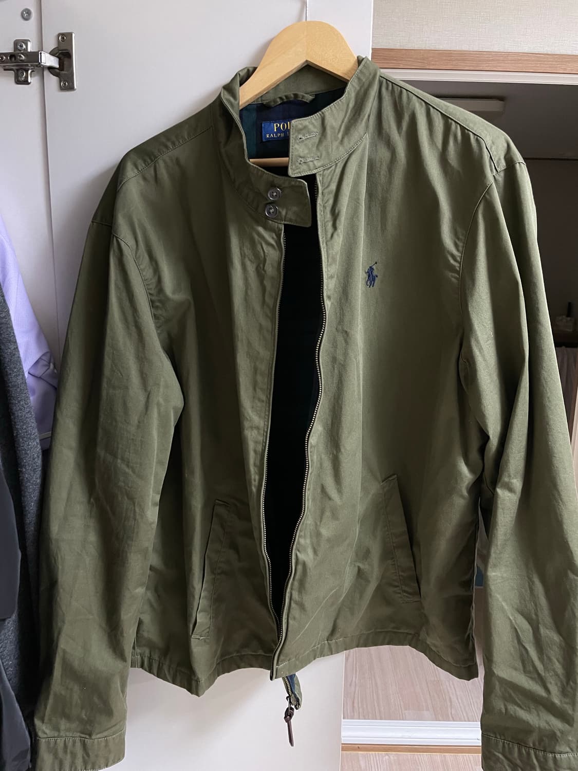 폴로 랄프로렌 카키 해링턴 자켓XL(QR정품) 상품이미지1