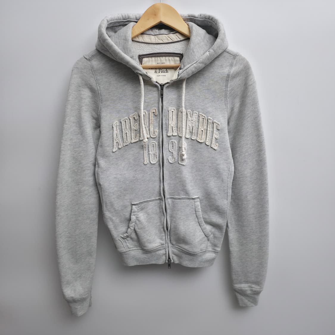 [S] 아베크롬비 그레이 후드집업 상품이미지1