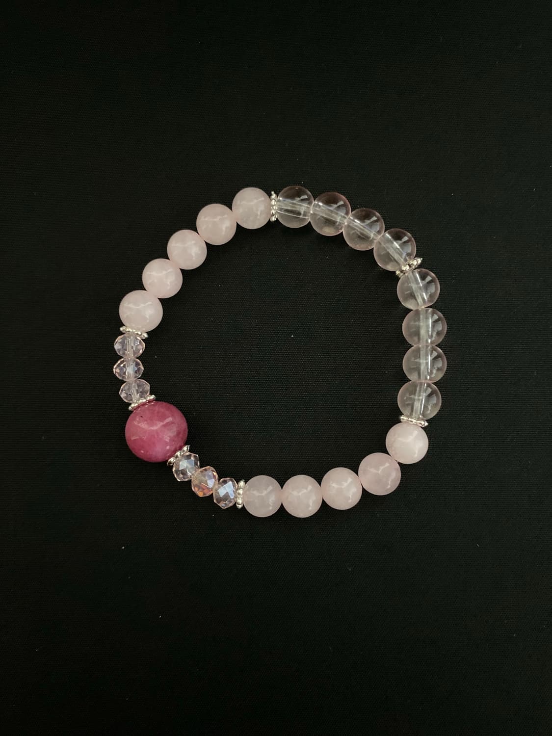 로즈 쿼츠 팔찌 상품이미지2