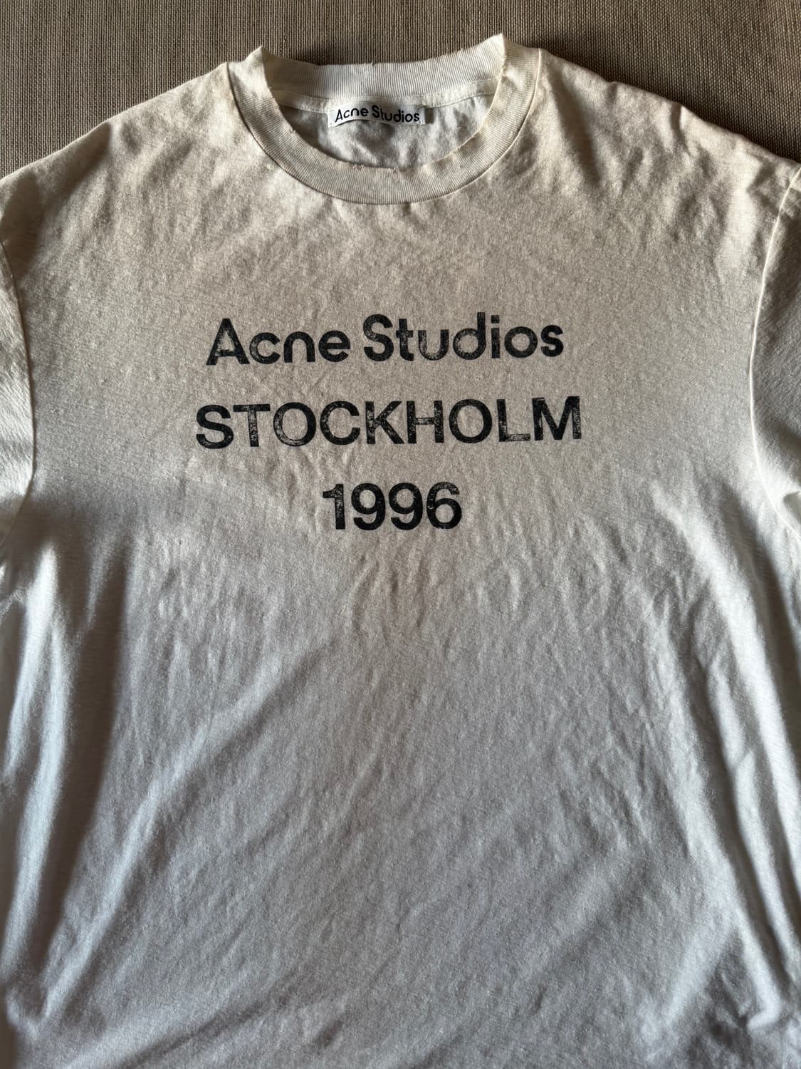 Acne Studios 기본 오버사이즈 반팔 상품이미지1