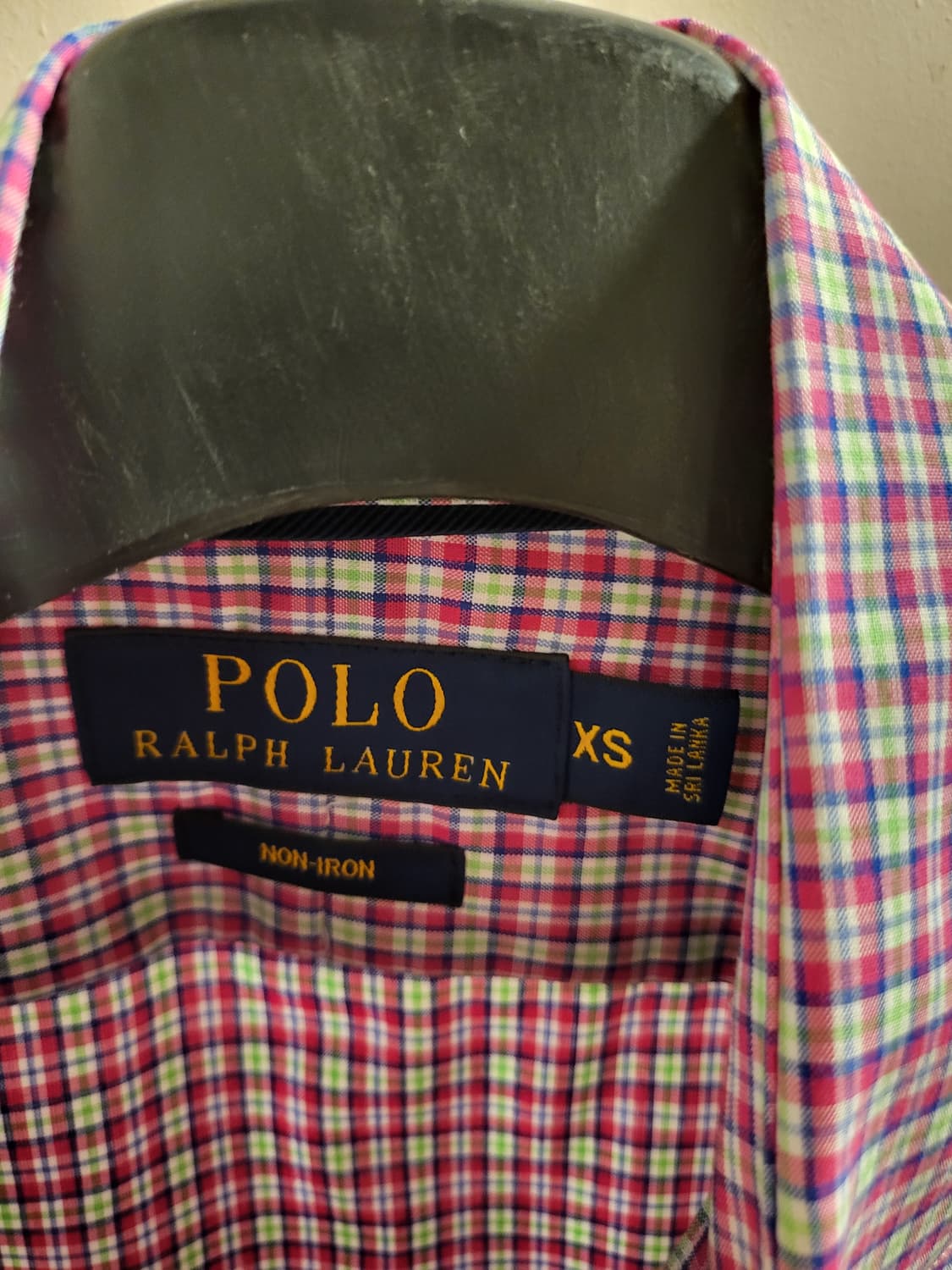 [M]폴로 랄프로렌 핑크 체크 셔츠 상품이미지6