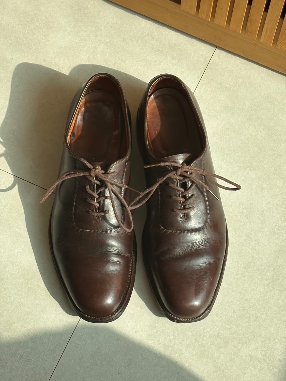 Alden 910 Brown Calfskin Oxford 10B 상품이미지1