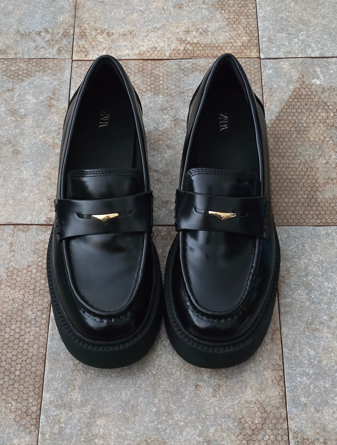 (240)자라 볼륨 구두창 로퍼 구두 상품이미지2