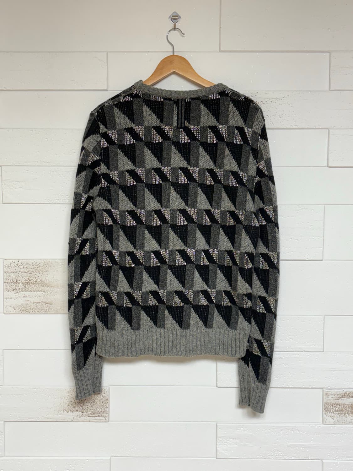 생로랑 15fw 지오메트릭 은사 니트 상품이미지2