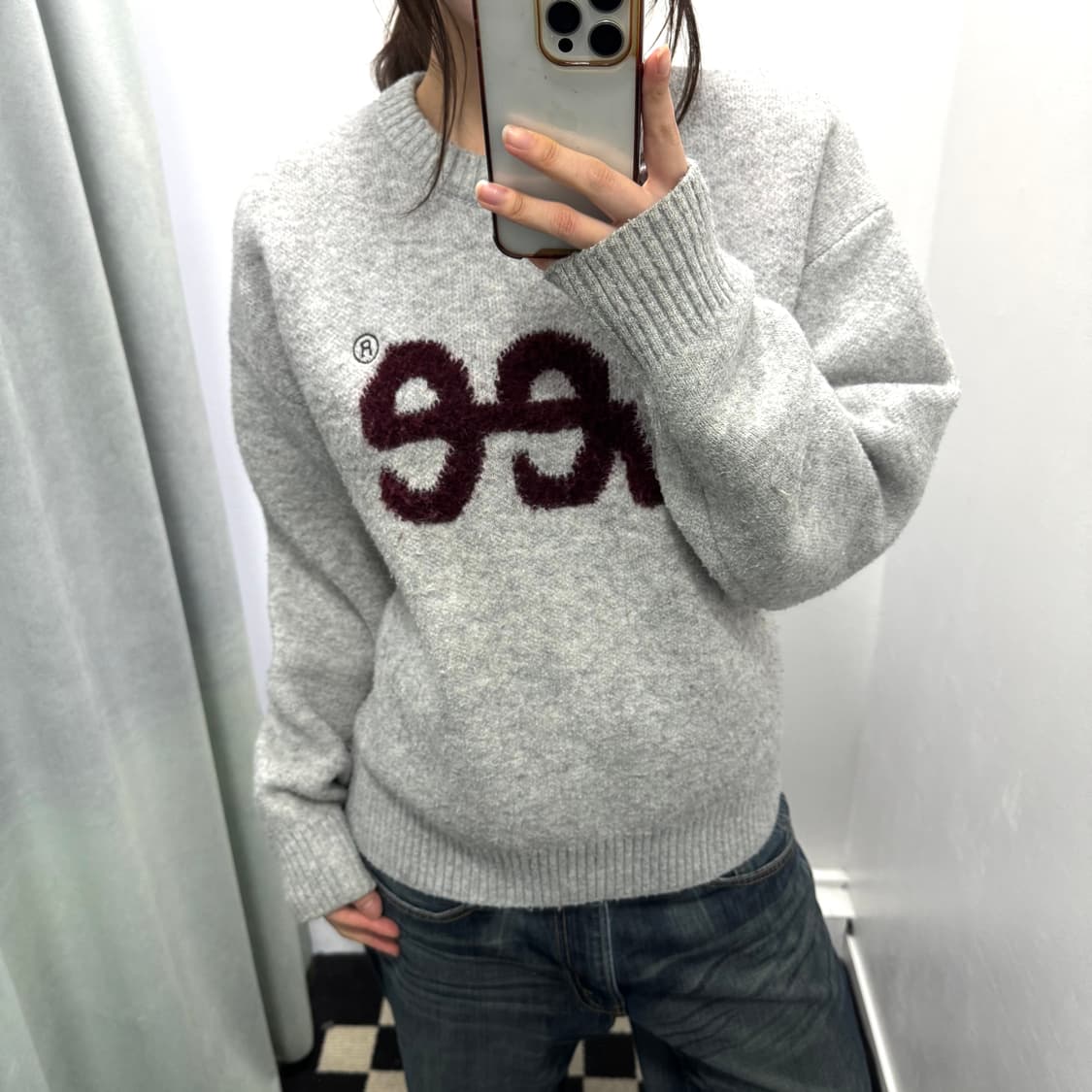 lee그레이 니트 상품이미지2