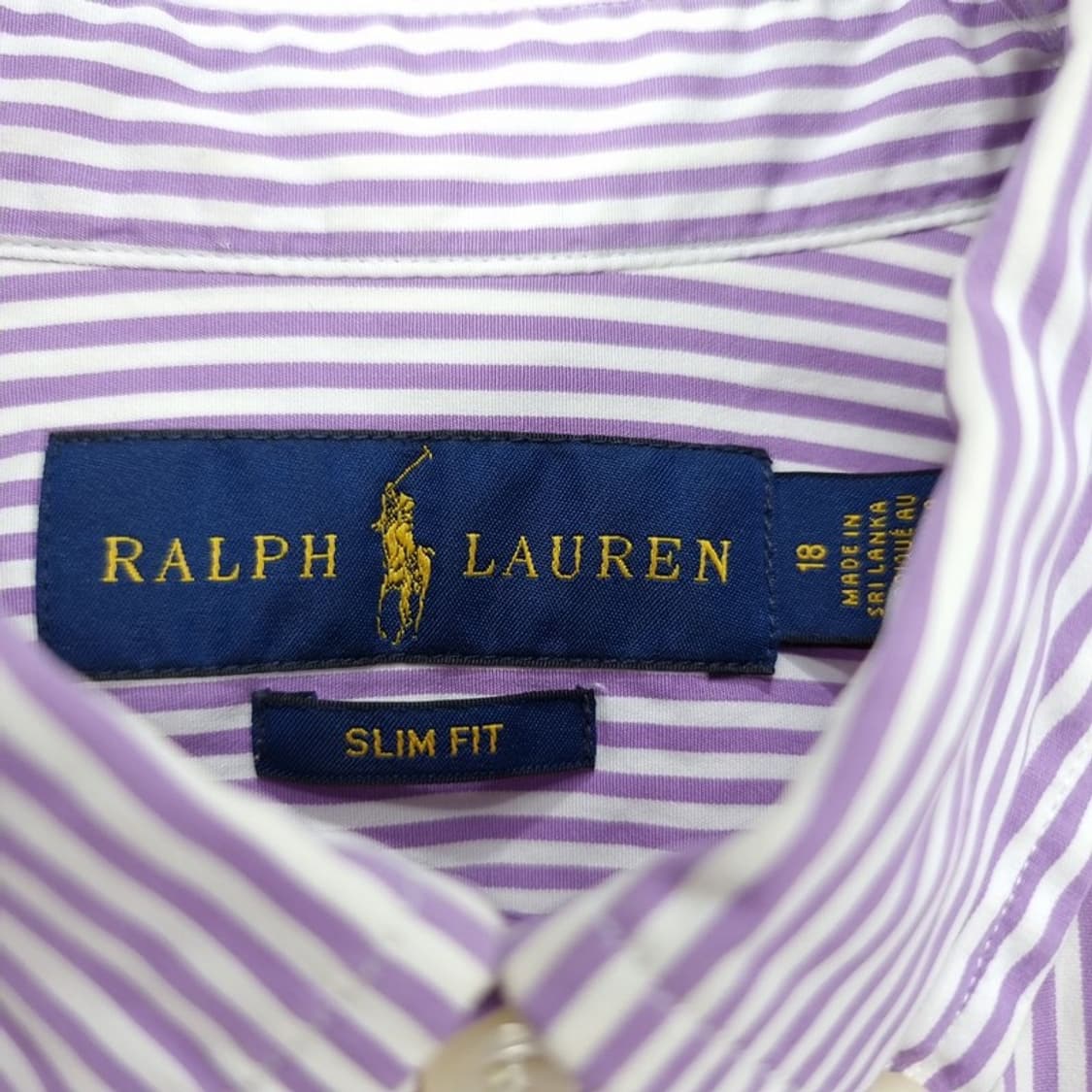 [폴로 랄프로렌] 포니 로고 자수 스트라이프 셔츠 M19863 상품이미지7