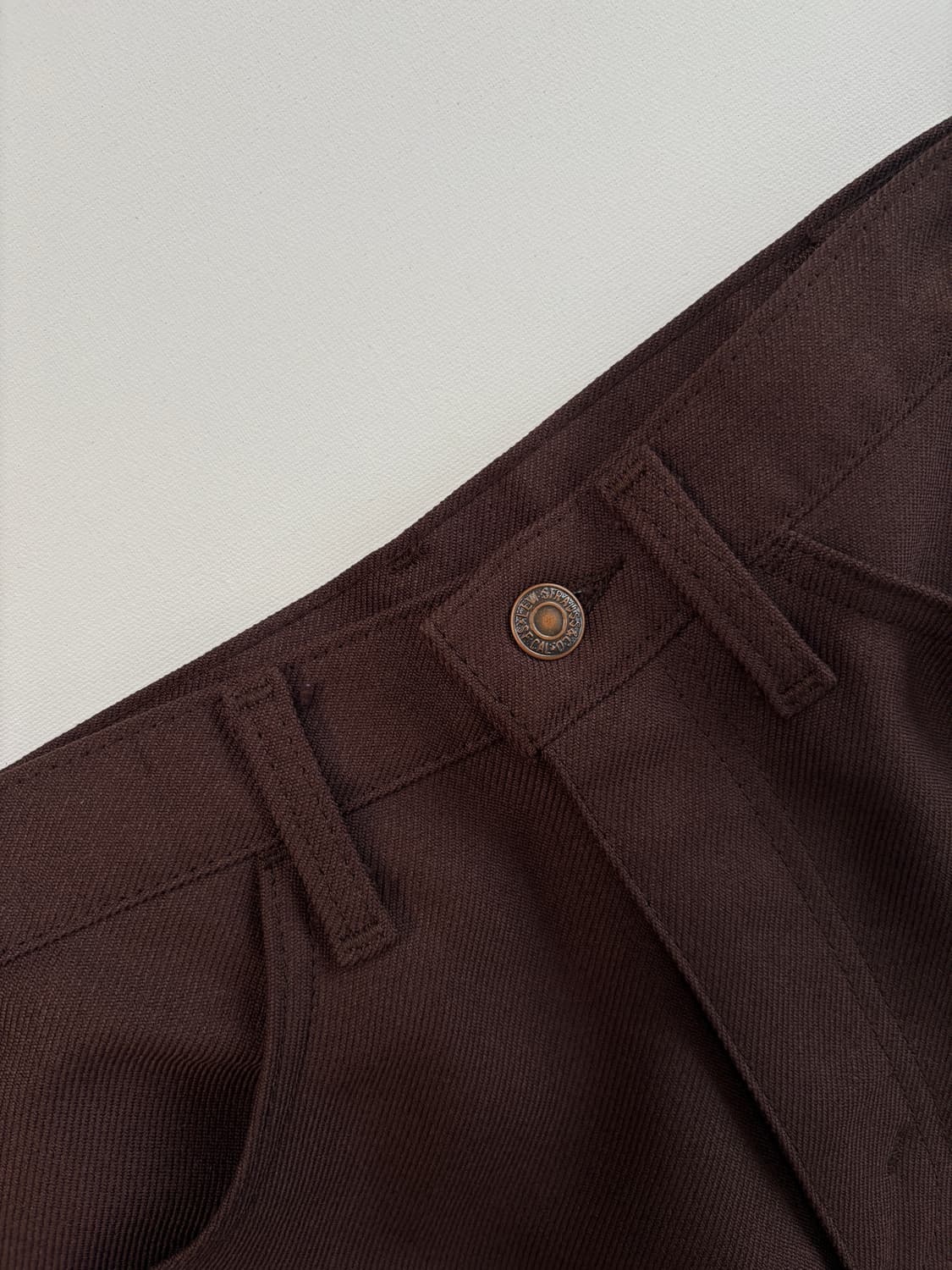 리바이스 폴리에스터 메카닉 부츠컷 팬츠 브라운 상품이미지4