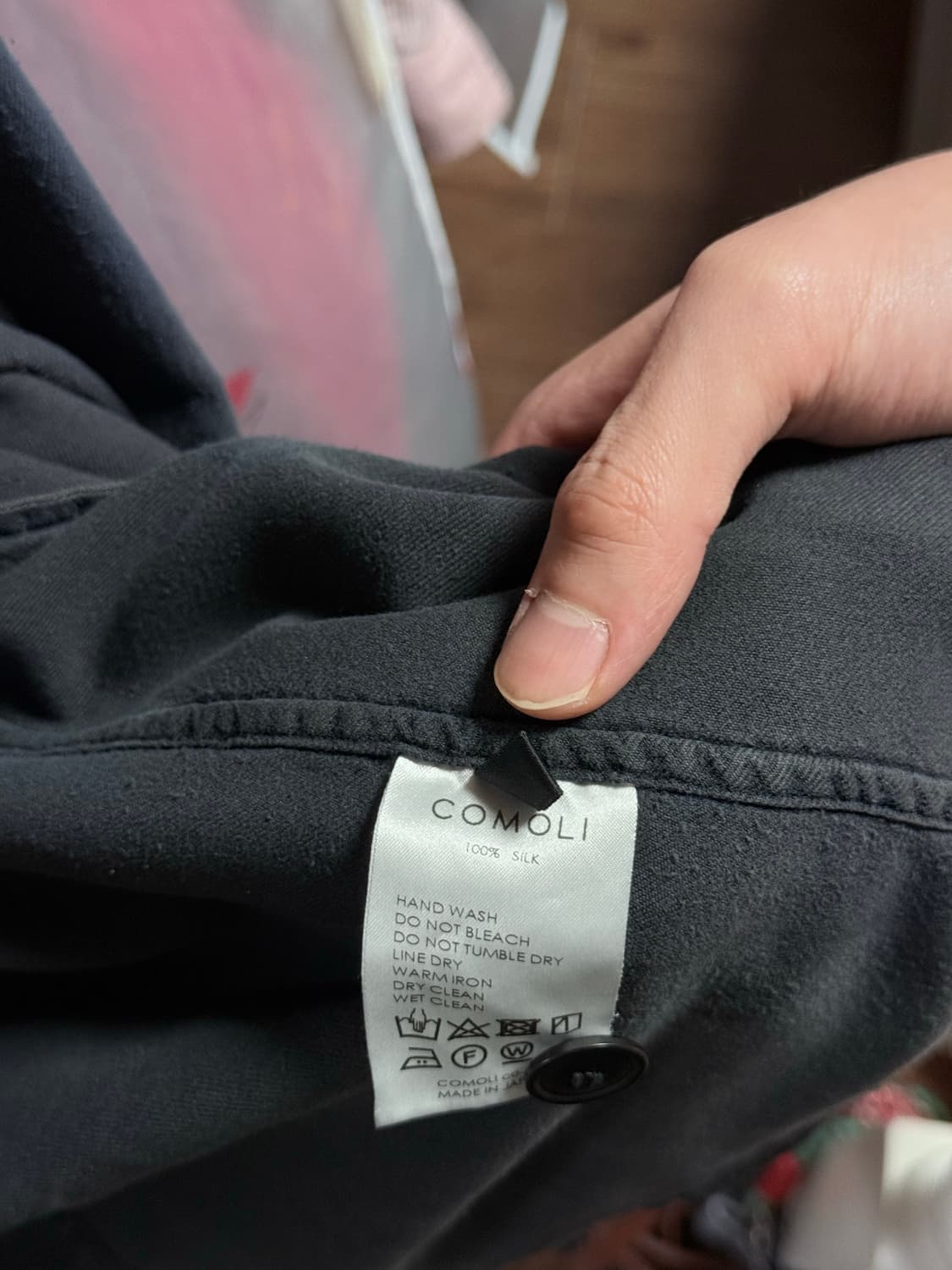 코모리 실크넵 3버튼 자켓 3사이즈 상품이미지4