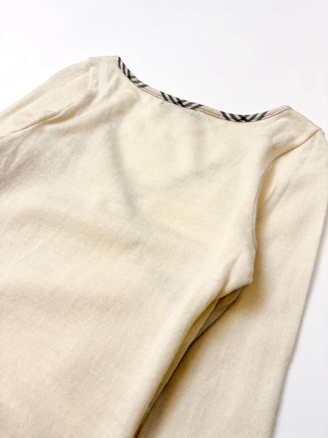 버버리 블루라벨 00s 재팬 울 니트 PN5157 상품이미지6