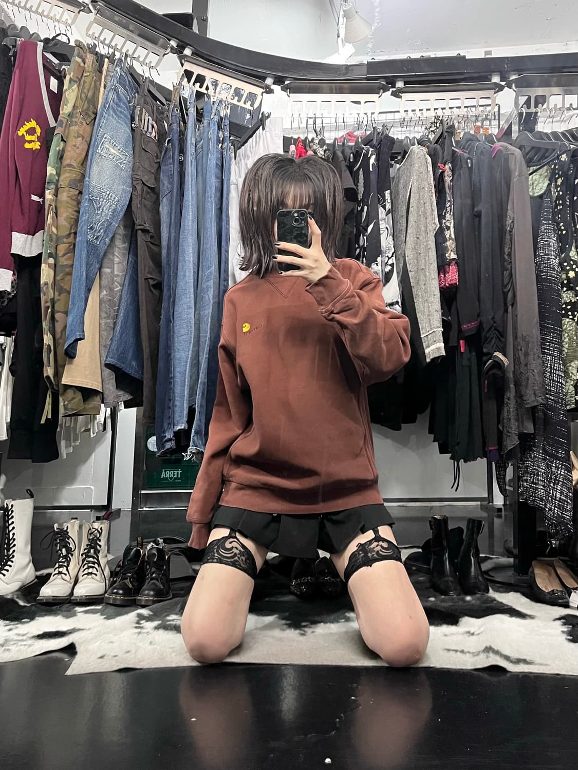 칼하트 자수 맨투맨 상품이미지1