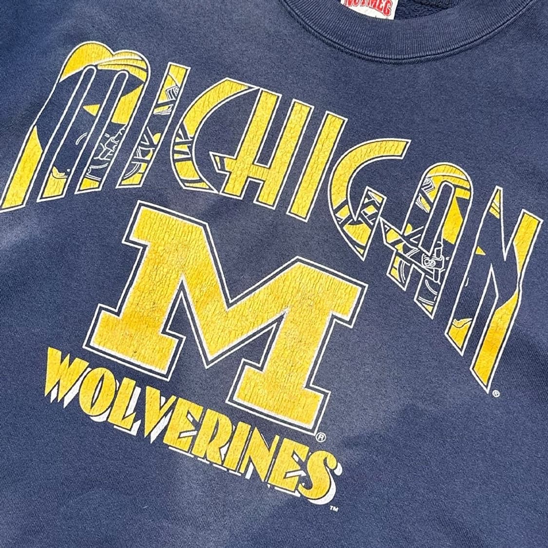 90s 빈티지 50/50 선블리치 페이드 스웻셔츠 상품이미지3