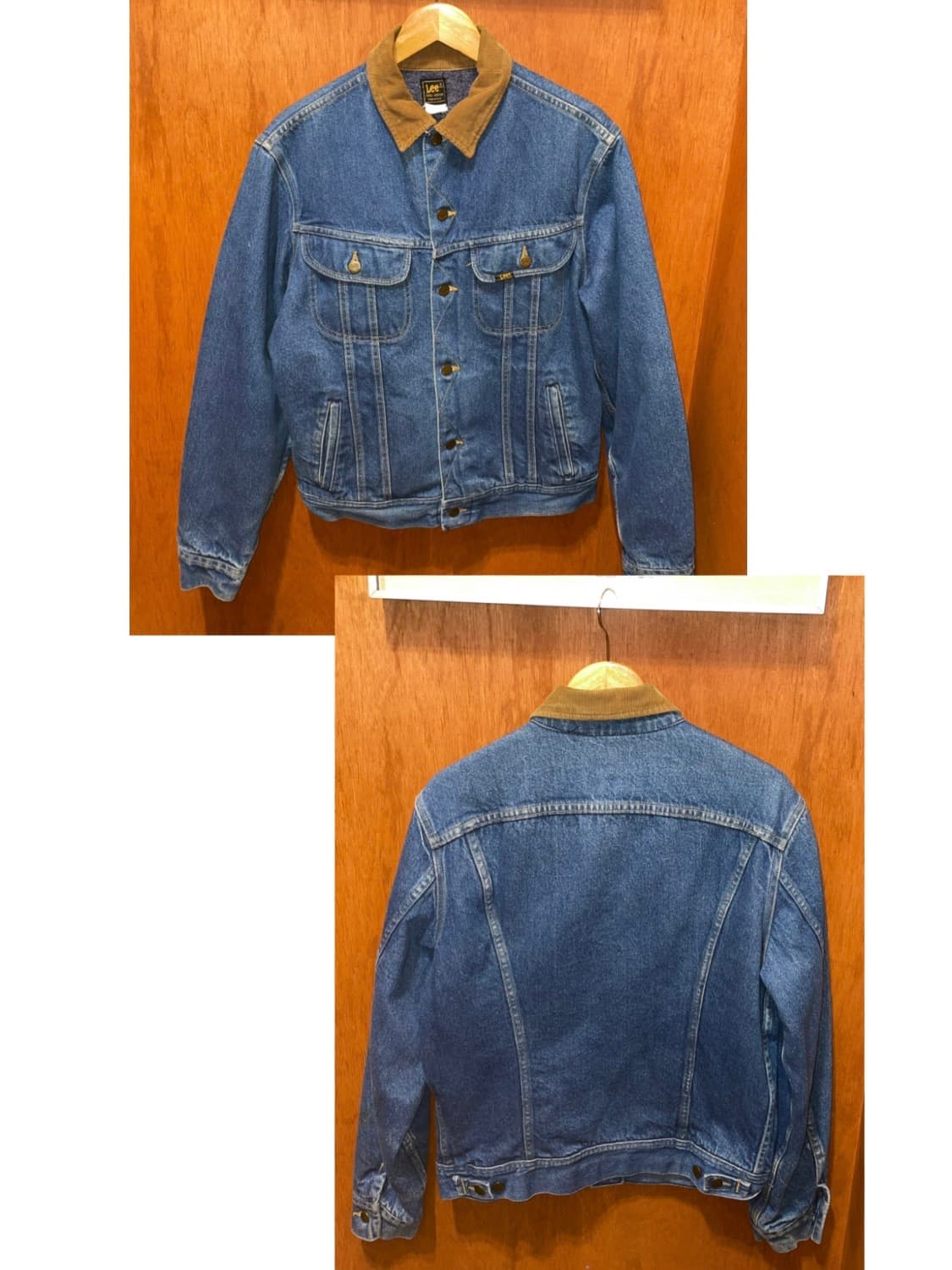 (L) 80s USA Lee 리 스톰라이더 데님 자켓 상품이미지4