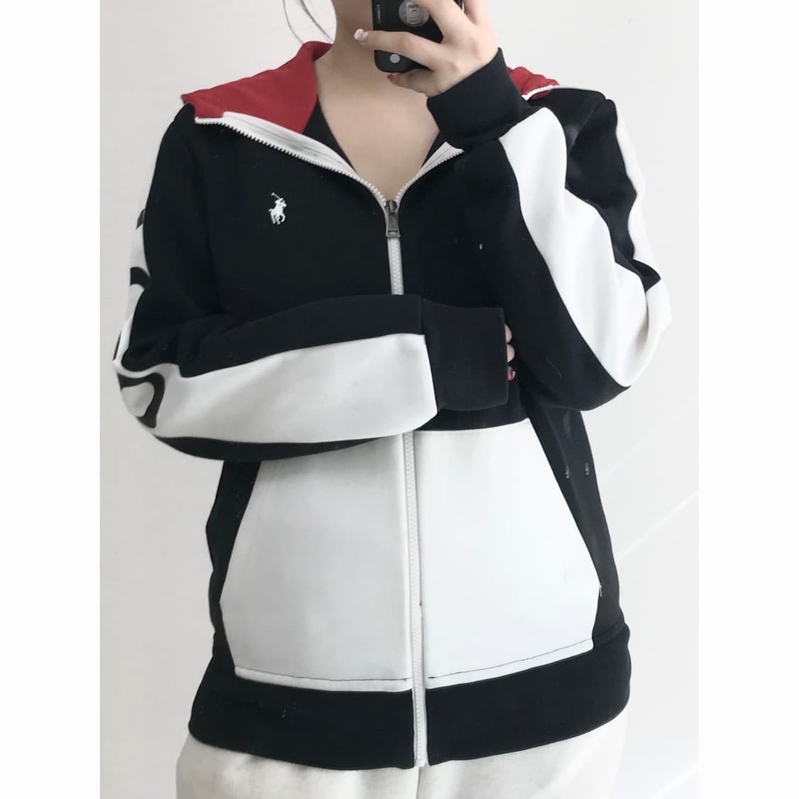 폴로 랄프로렌 트레이닝 후드집업 S 상품이미지1