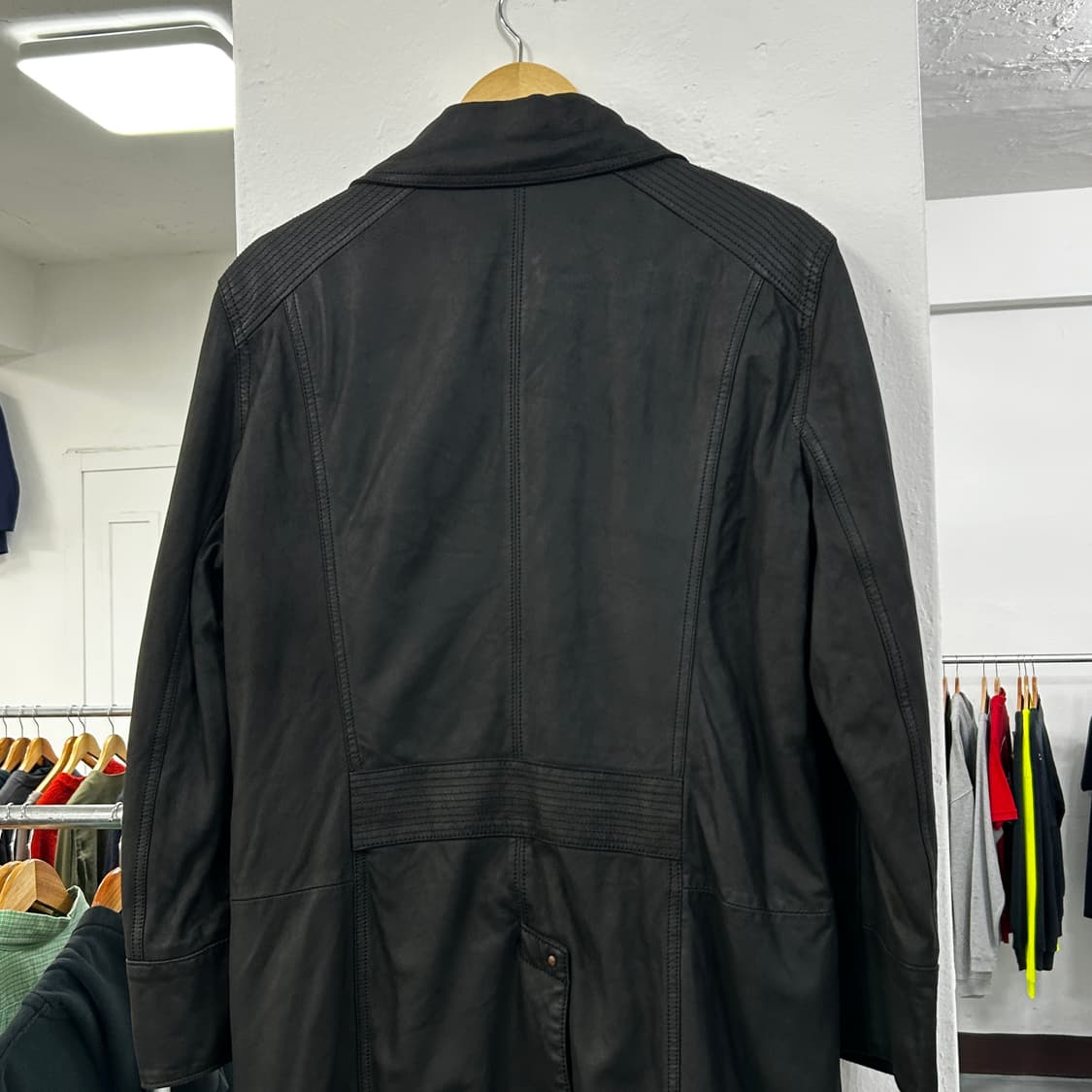 엠포리오 아르마니 레더 더블 코트  상품이미지9