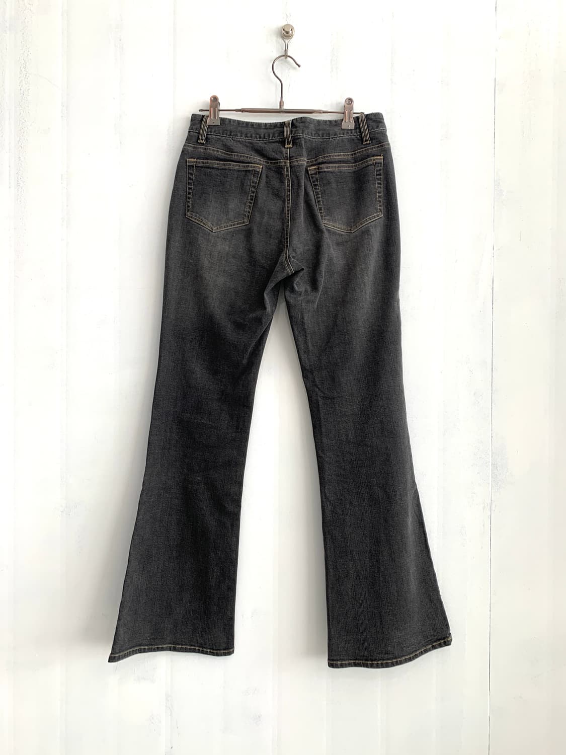 Flower Point Black Boots-cut Jeans 상품이미지7