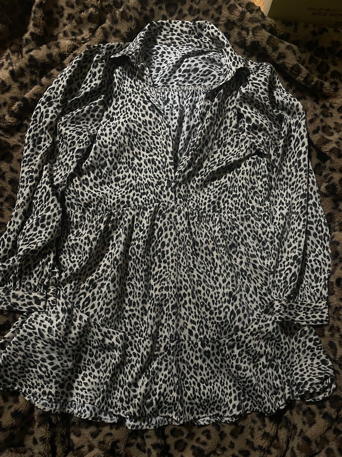 레오파드 호피 원피스 상품이미지1