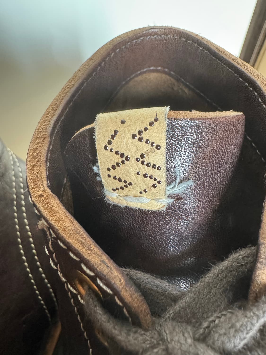 [M11] 비즈빔 22aw 브리가디어 부츠 다크브라운 상품이미지7