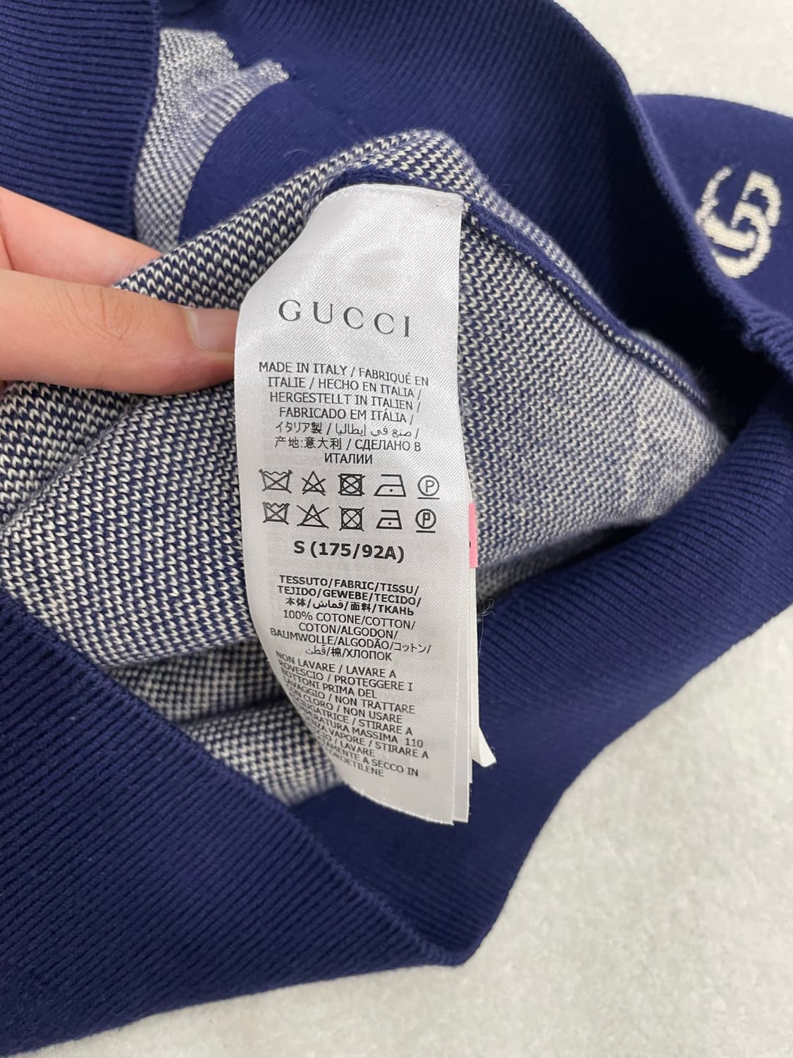 [ S+급 ] 구찌 GG 자카드 금장 울 가디건 전재준 가디건 상품이미지3