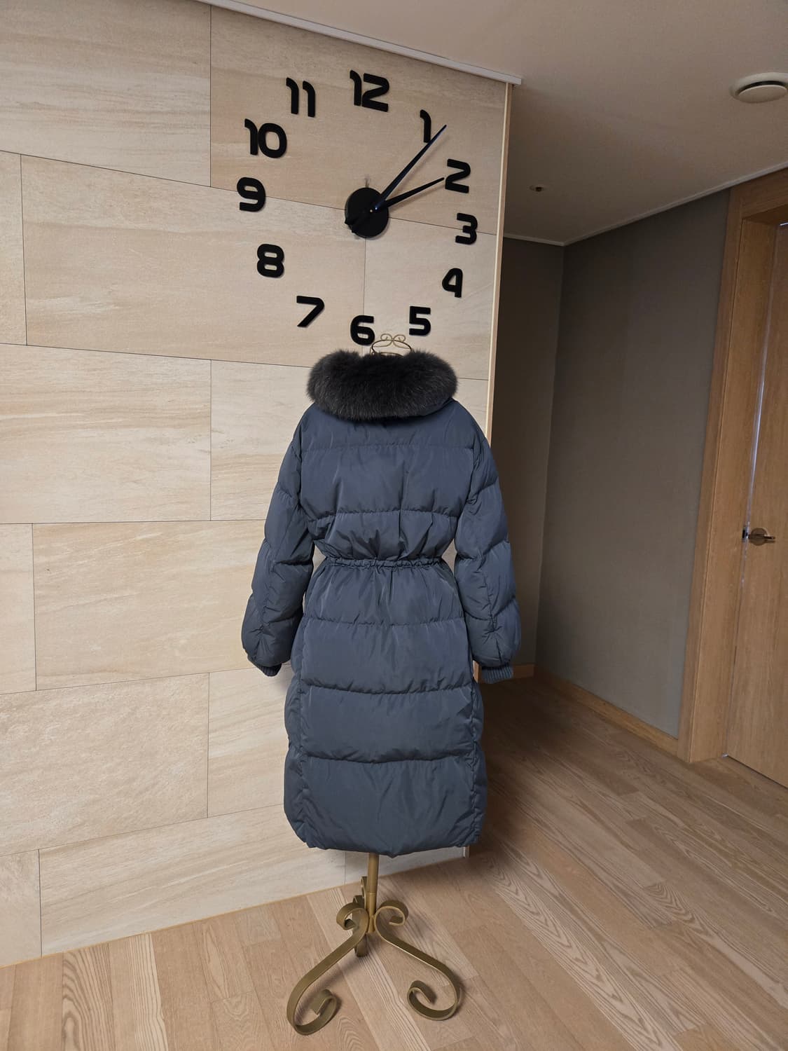 [55] 나이스클랍 폭스퍼 구스 롱 패딩 상품이미지4